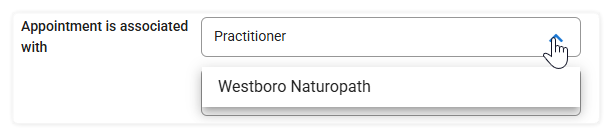 How do I set my event types to be office-wide or practitioner-specific - shows the practitioner scope and office scope settings in the edit event type or create new event type panel. 